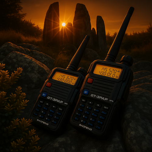 Walkie talkie de doble banda